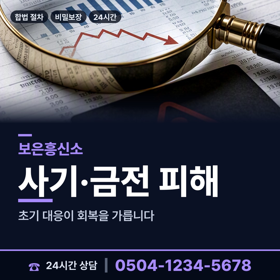 보은 회인면 사설탐정비용 상담 안내